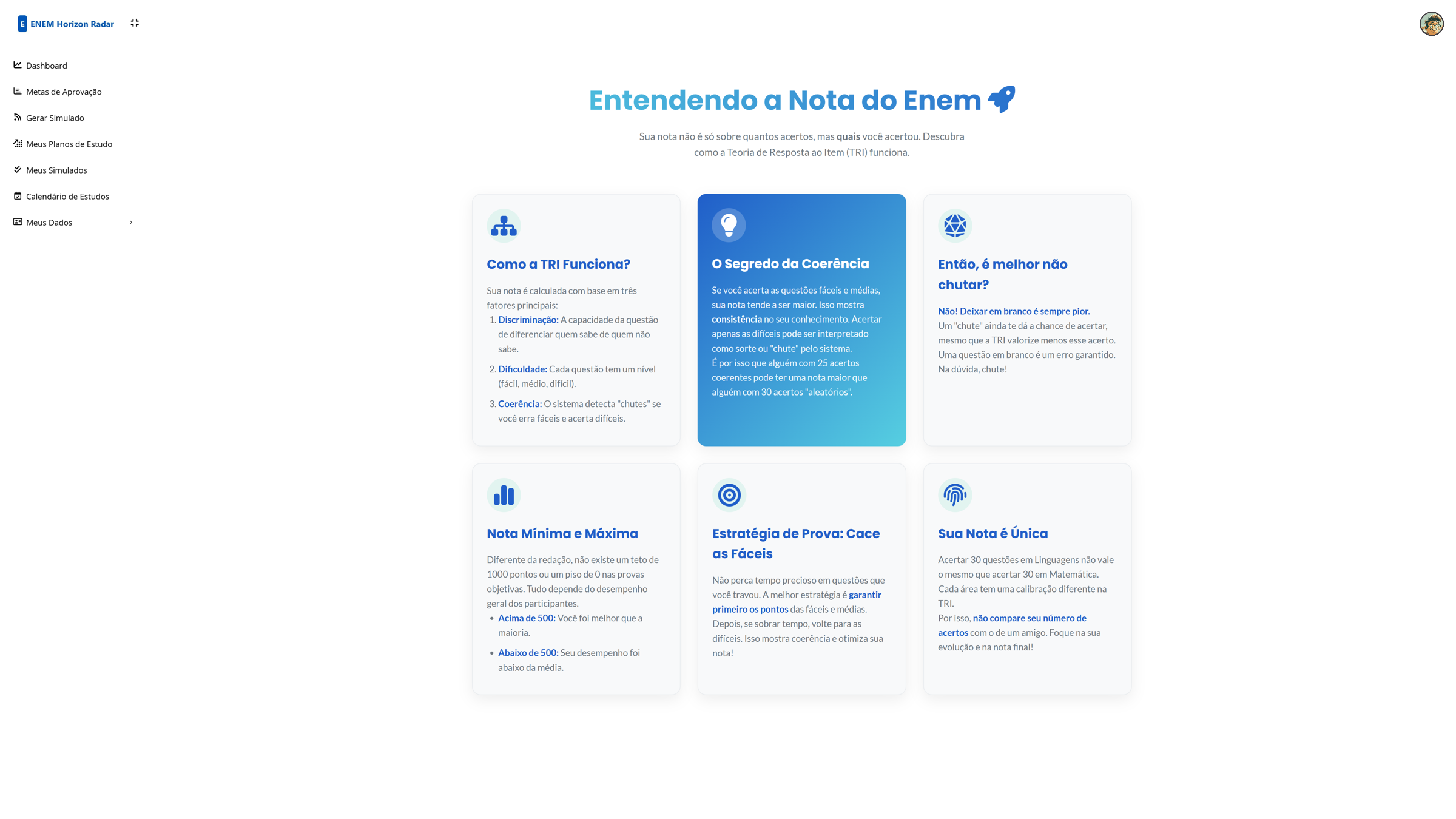 Dicas para o ENEM